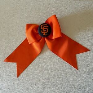 Orange & Black SF Giants San Francisco Giants Bow